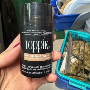 3 BottleToppik Hair Building Fibers - Light Brown. never used